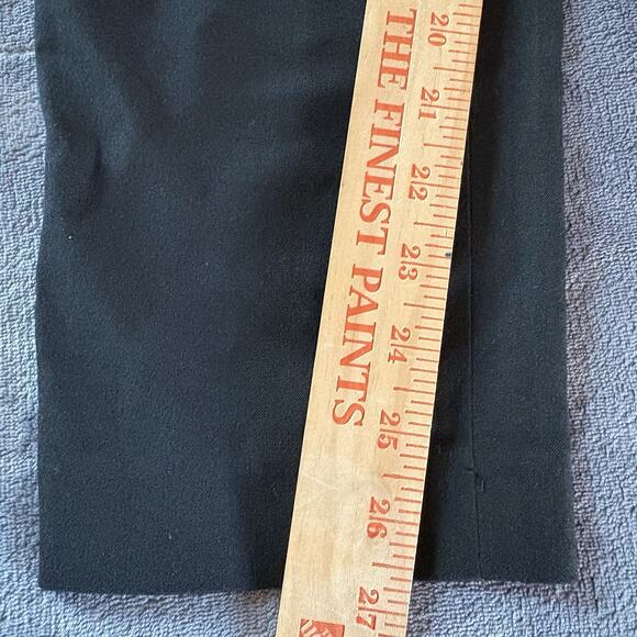 Halogen Black Quinn Fit Women’s Ankle Pants Size 6 Flat Front Mid Rise - Picture 12 of 12